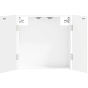 vidaXL Кабинет за дартборд DELFT Бяло 52, 5 x 10, 5 x 53, 5 см (897105)
