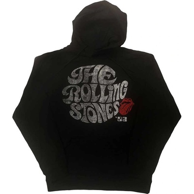 The Rolling Stones mikina Swirl Logo '82 čierna
