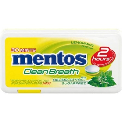 Mentos Бонбони Mentos лимонова мента 21гр