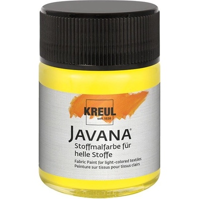Farba na svetlý textil JAVANA 50 ml Citron