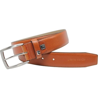 Pierre Cardin Pierre Cardin pánský kožený opasek 5103 koňak