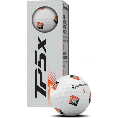 TaylorMade TP5x Pix biele 3 ks