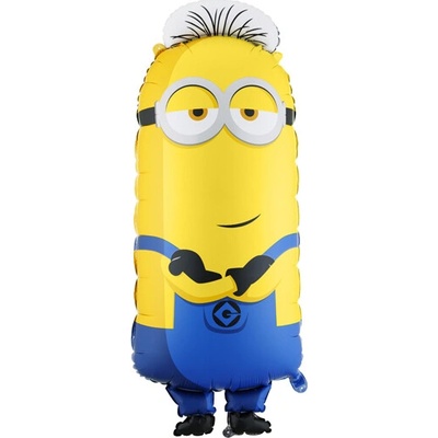 PartyDecoMimoni Nafukovací fóliový balónek Minion Tim 40x100cm