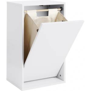 ReCollector Бял стенен кош за пране Laundry Box - ReCollector (100107WhiteL)