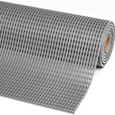 Notrax 536 Akwadek Antibakteriálna PVC mriežkovaná záťažová rohož sivá 91 cm x 10 m