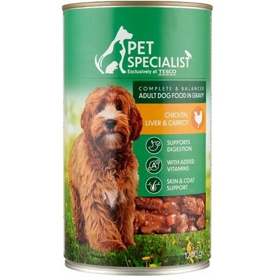 Pet Specialist Adult kúsky s kuracinou pečeňou a mrkvou v omáčke 1240 g