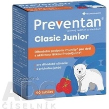 Neuraxpharm Preventan Clasic Junior tabliet príchuť jahoda 90 ks