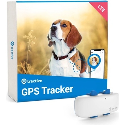 Tractive GPS DOG 4 tracker polohy a aktivity pro psy bílý