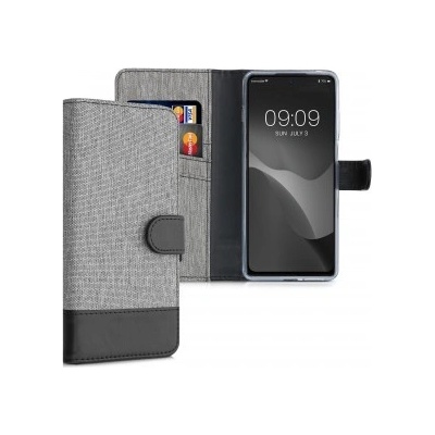 Pouzdro kwmobile Flipové Motorola Moto G200 5G šedé