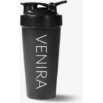 VENIRA shaker PRO s poutkem, černý, 600 ml