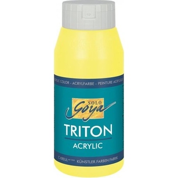 Akrylová barva TRITON SOLO GOYA 750 ml svítící žlutá