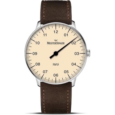 MeisterSinger NES903 Tmavě hnědý kožený řemínek
