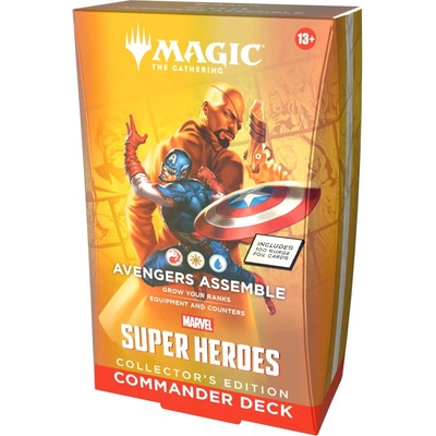 Magic the Gathering Magic The Gathering: Marvel Super Heroes Collector's Edition Commander Deck Avengers Assemble (D53620000-1)