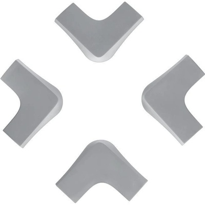 Zopa Gumová ochrana rohov 4 ks XL Grey