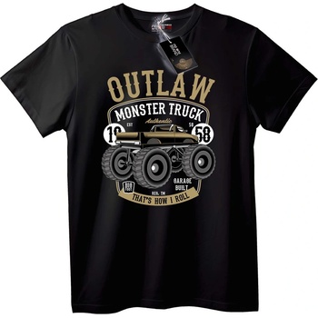 NOONEBRAND Тениска Извънземен Monster Truck - 2XL, Black