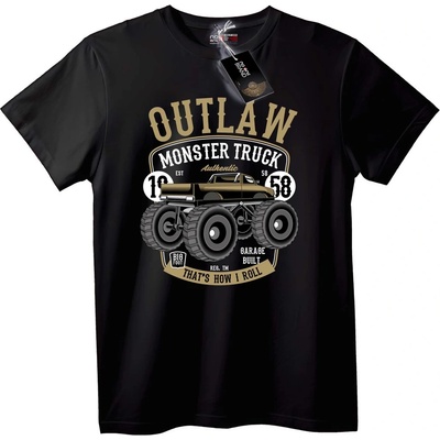NOONEBRAND Тениска Извънземен Monster Truck - 2XL, Black