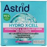 Astrid Hydro X-Cell хидратиращ и успокояващ крем без парфюм за чувствителна кожа 50 мл