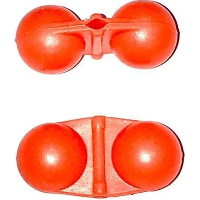 Sportcarp dvojitá rolnička 15 mm Červená 4ks