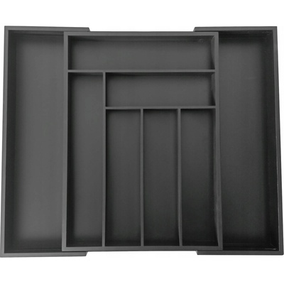 Organizér do zásuvky na příbory Kinghoff 43 x 52 cm černá KH1747