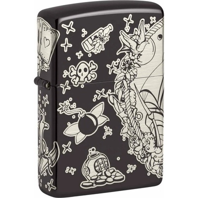 Zippo Pirates Treasure Design