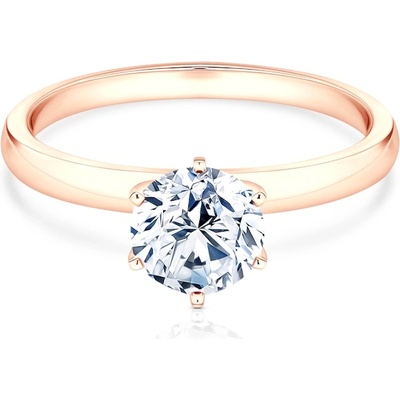 SAVICKI Годежен пръстен savicki: розово злато, диамант