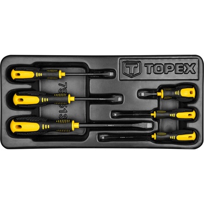 Topex Ploché skrutkovače, súprava 6 ks 79R513
