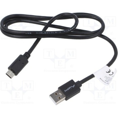 Lanberg CA-USBO-15CU-0010-BK USB-A - USB-C, 1m, černý