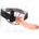 Pipedream Fetish Fantasy 8" Vibrating Hollow Strap-On Flesh