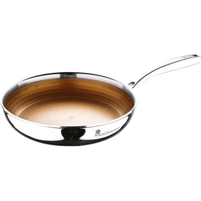 MASTERPRO Pánev s nepřilnavým povrchem GIRO 20 cm nerez BGMP-2114