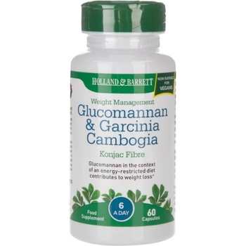 Image 1 of Holland & Barrett Glucomannan & Garcinia [60 капсули]