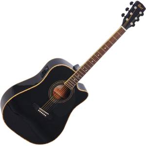 Cort AD880CE Black Електро-акустична китара Дреднаут
