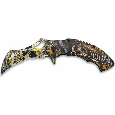 Albainox 18419 Skull Karambit