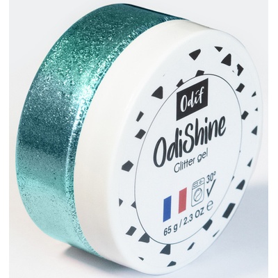 Odif Třpytivá gelová barva na textil 65 g Tyrkysová Turquoise