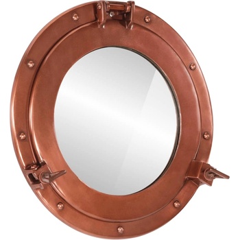 Image 1 of vidaXL Огледало за стена с илюминатор Ø38 см алуминий и стъкло (357857)