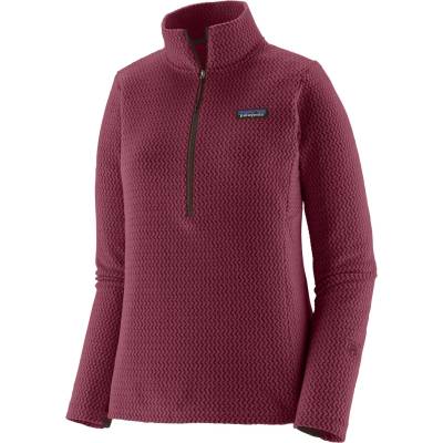Patagonia Дамски поларен пуловер Patagonia Women's R1 Air Zip Neck Fleece jumper - Berry Fig (105-6527-0613)