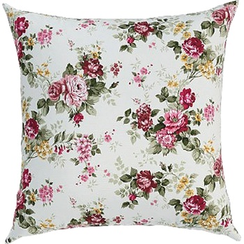 ВЪЗГЛАВНИЦА ДЕКОРАТИВНА РОЗИ 40х40см РОЗОВИ (deco160626/003)