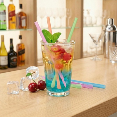 TESCOMA slamky myDRINK s miešadlom 24 ks