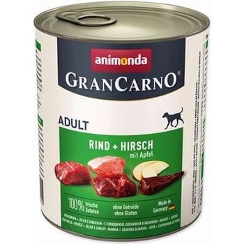 Animonda Gran Carno Adult hovädzie & jeleň & jablko 6 x 800 g