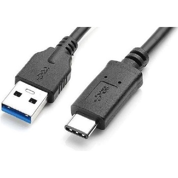 AQ xaqcc67010 USB 3.1 USB-C samec - USB 3.0 A samec, 1m, černý
