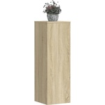 vidaXL Стойки за растения 2 бр дъб сонома 33x33x100 см инженерно дърво (3307884)