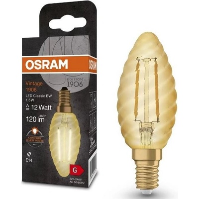 Osram LED žiarovka VINTAGE E14/1,5W/230V 2400K P225555