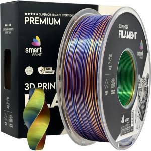 Съвместим Филамент PLA Silk Tri цветен 1.75mm 1kg (1575C) (FG-S106-E1)