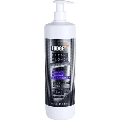 Fudge Clean Blonde hydratační kondicionér na ochranu barvy pro blond vlasy Violet Toning Conditioner 1000 ml