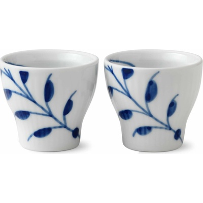Royal Copenhagen porcelánové stojančeky na vajíčka blue fluted mega set 2 ks