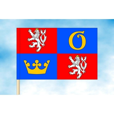 LIBEA, s.r.o. Vlajka Královéhradeckého kraje Rozměr: 40×60 cm, Uchycení: Návlek na žerď