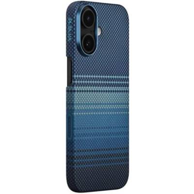 PITAKA Magsafe Калъф за iPhone 17, Pitaka Edge Moonrise Case, Син (KI1703)