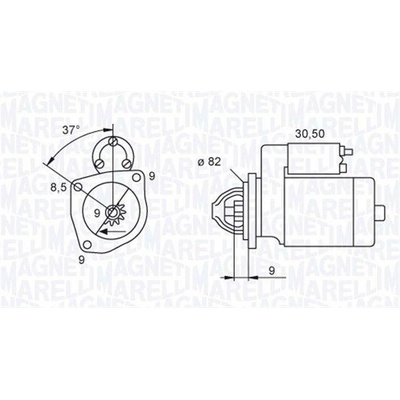 Startér MAGNETI MARELLI 063721045010