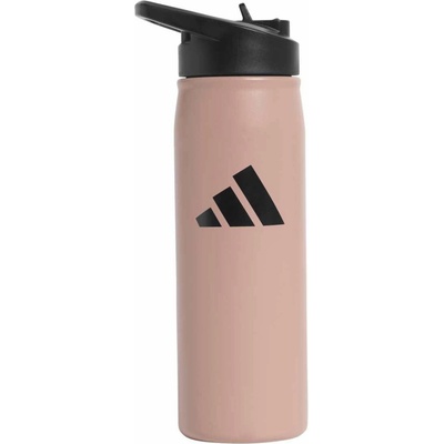 adidas metal bottle straw 600 ml ružová