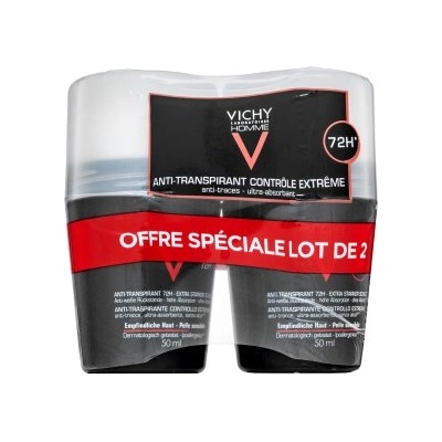 Vichy Homme дезодорант 72H Extreme-Control Anti Perspirant 2 x 50 ml