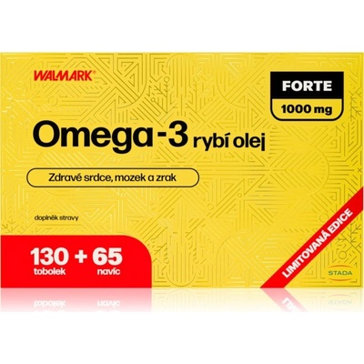 Walmark Walmark Omega-3 Forte 1000 mg limitovaná edice 2024 130 + 65 tobolek